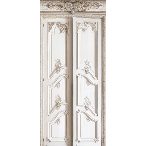 Double door with great haussmann panellings 133cm