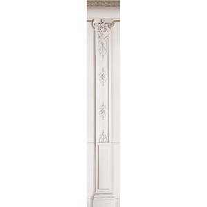 Column with Haussmann panelling 40cm